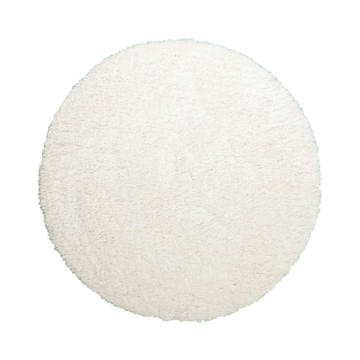 Shaggy Teppich Rund - Blaze Weiß - sfeer
