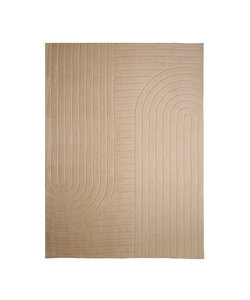 Teppich Wohnzimmer - Charm Arches Beige