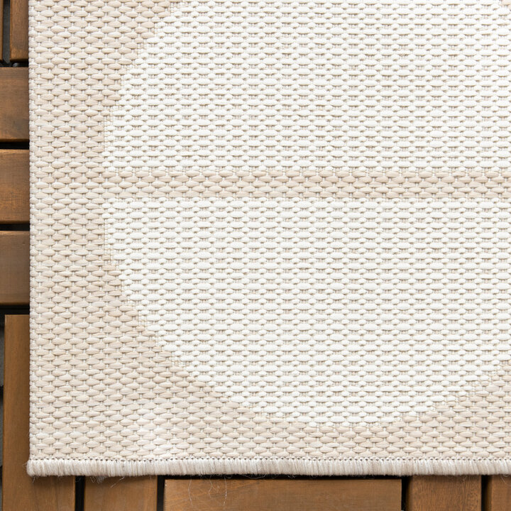 Outdoor Teppich - Capri Circles Beige Creme 