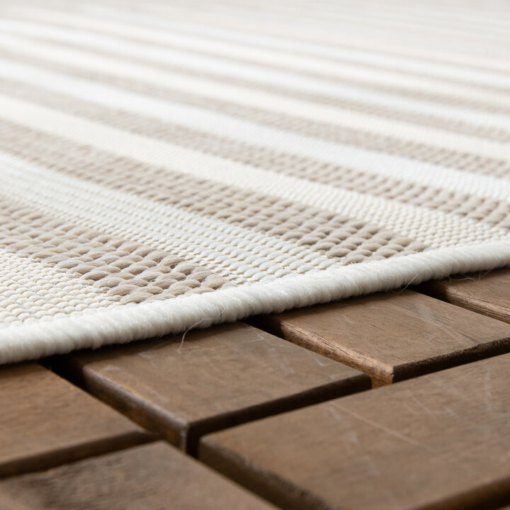 Outdoor Teppich - Capri Curves Beige Creme