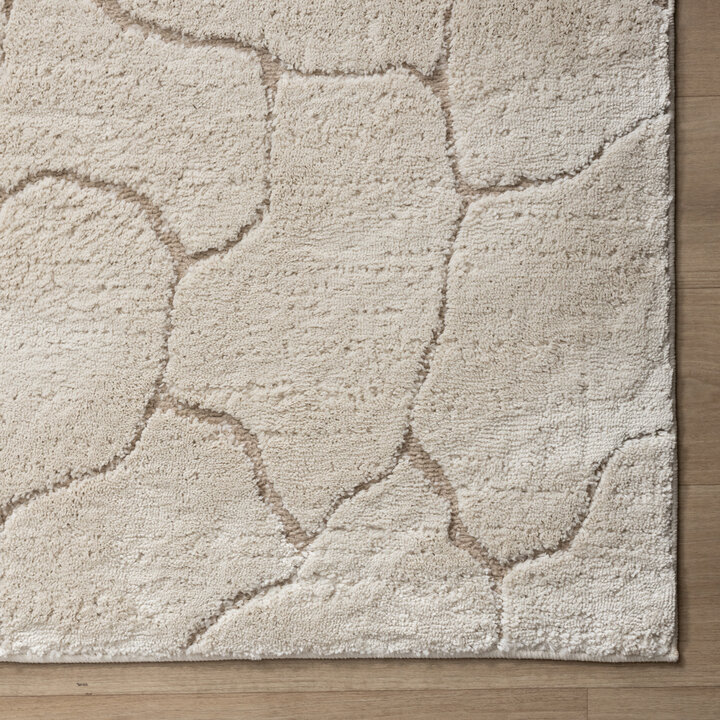 Teppich Wohnzimmer - Yune Stone Creme