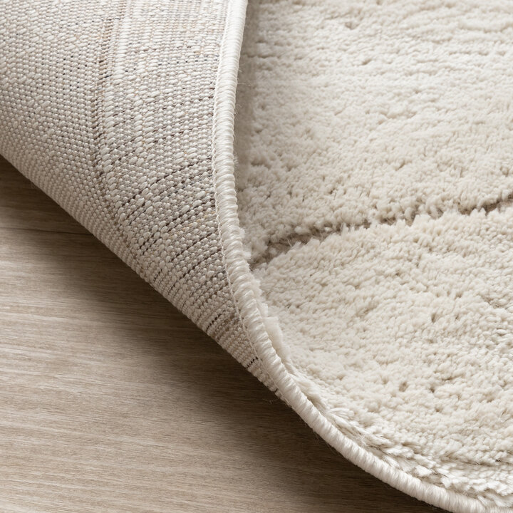 Teppich Wohnzimmer - Yune Stone Creme
