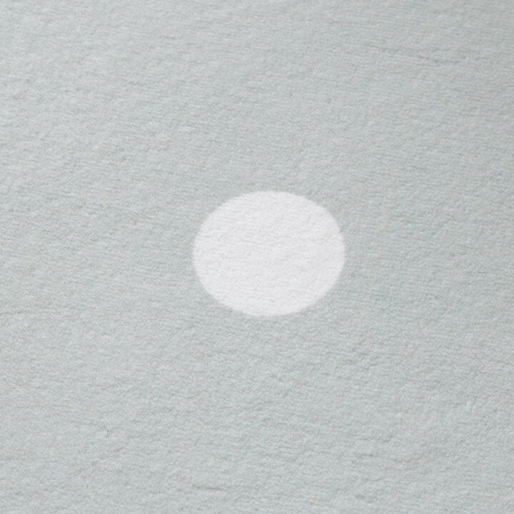 Teppich Kinderzimmer Rund - Cloudy Dots Minze