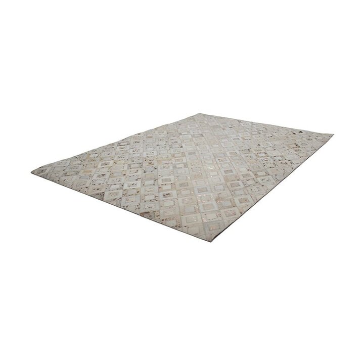 Leder Teppich - Soul Elfenbein 110