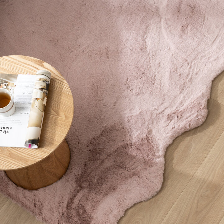 Hochflor Teppich - Comfy Supreme Wavy Rosa