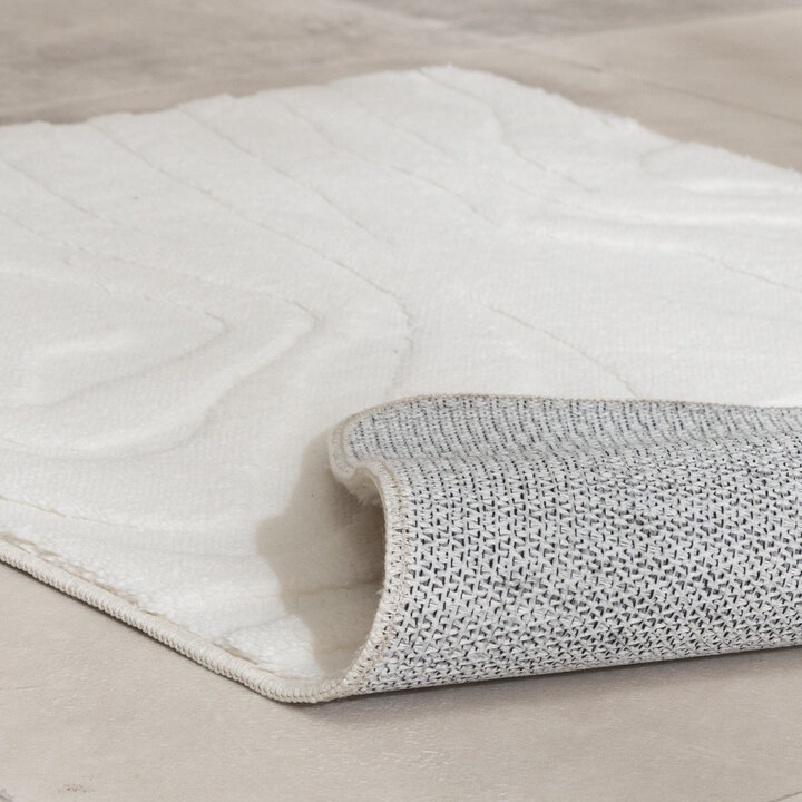 Badteppich - Cassie Zebra Weiß