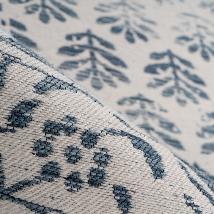 In- & Outdoor Teppich - Yerzy Blau Meliert