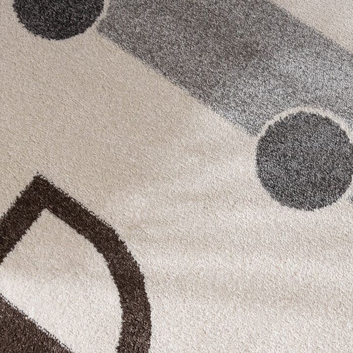 Teppich Kinderzimmer - Bowie Auto Creme