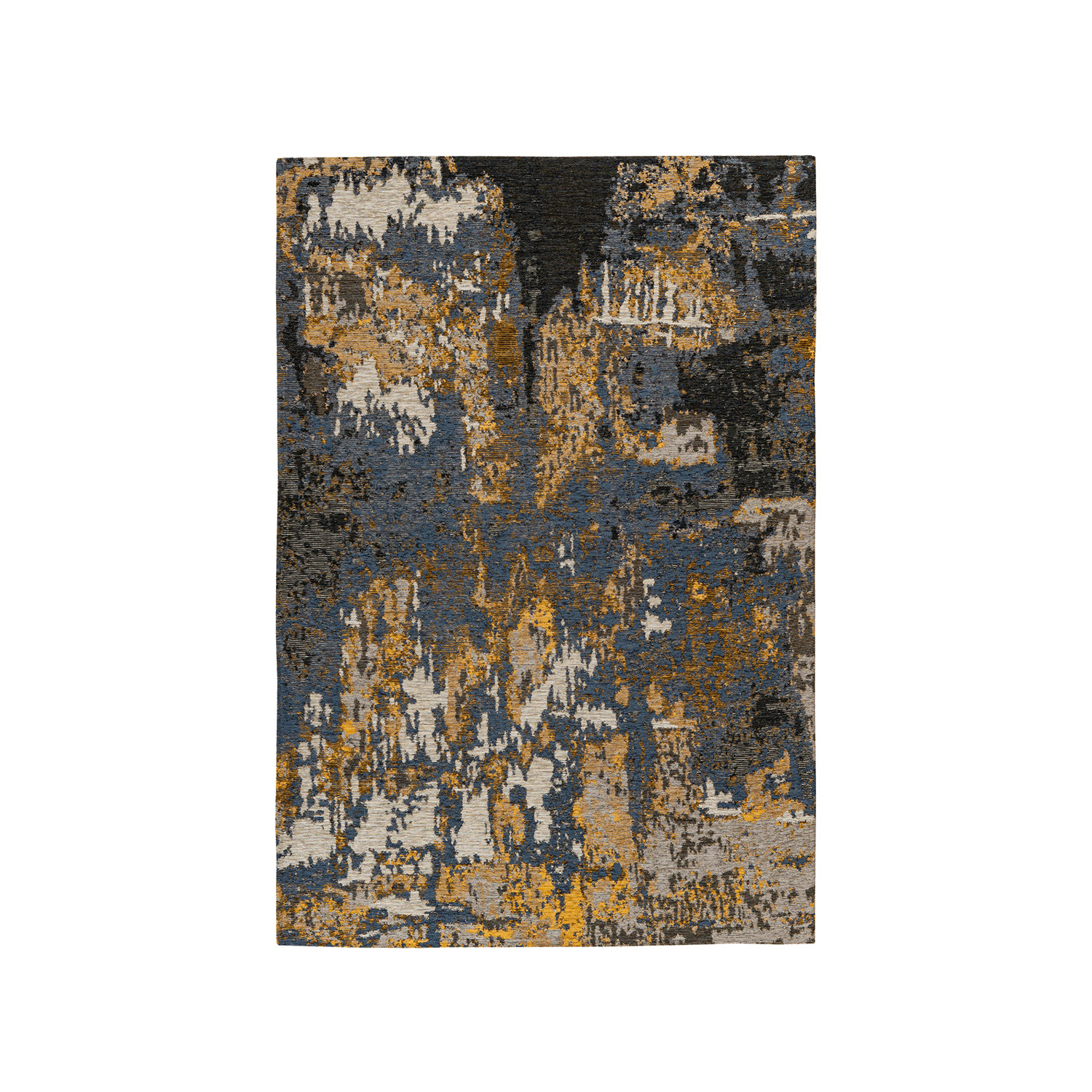 Teppich Wohnzimmer - Patty Abstract 525 Blau Bunt - sfeer