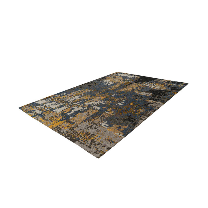 Teppich Wohnzimmer - Patty Abstract 525 Blau Bunt