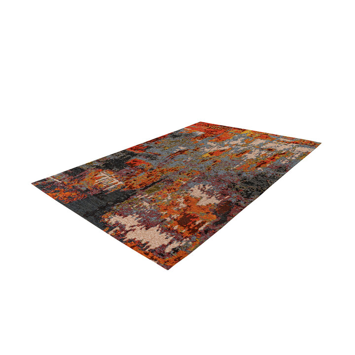 Teppich Wohnzimmer - Patty Abstract 525 Rot Bunt