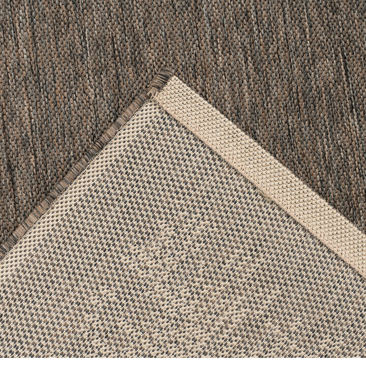 In- & Outdoor Teppich - Swash Border 900 Braun Creme 