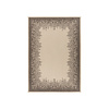 In- & Outdoor Teppich - Swash Border 900 Creme Braun  - thumbnail 1