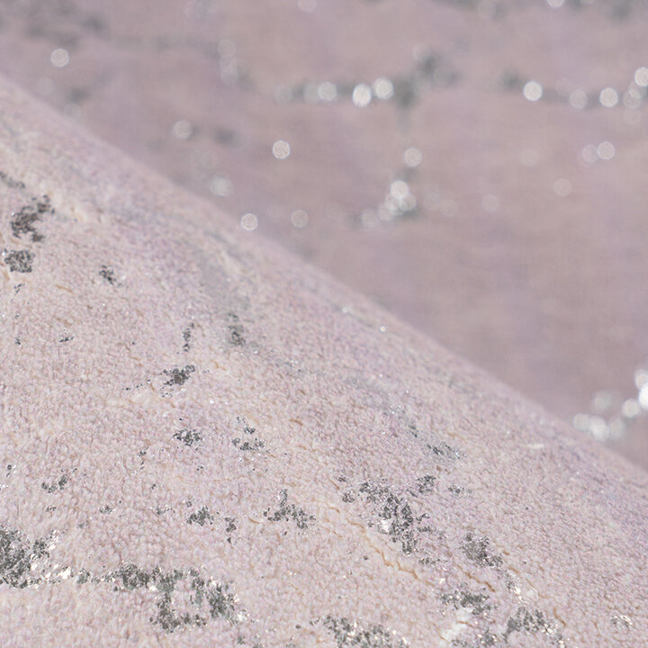 Marmor Teppich - Botticino 225 Taupe Silber