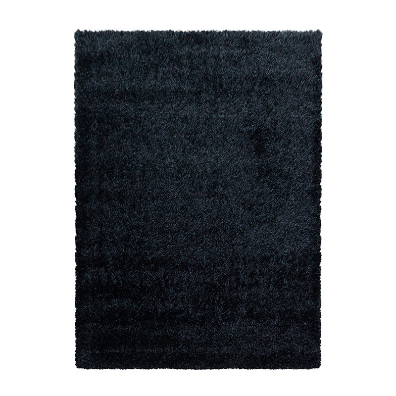 Hochflor Teppich - Blushy Schwarz Meliert - sfeer
