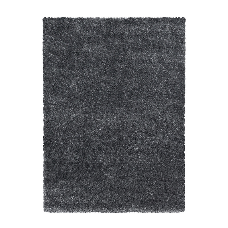 Hochflor Teppich - Blushy Dunkelgrau - sfeer