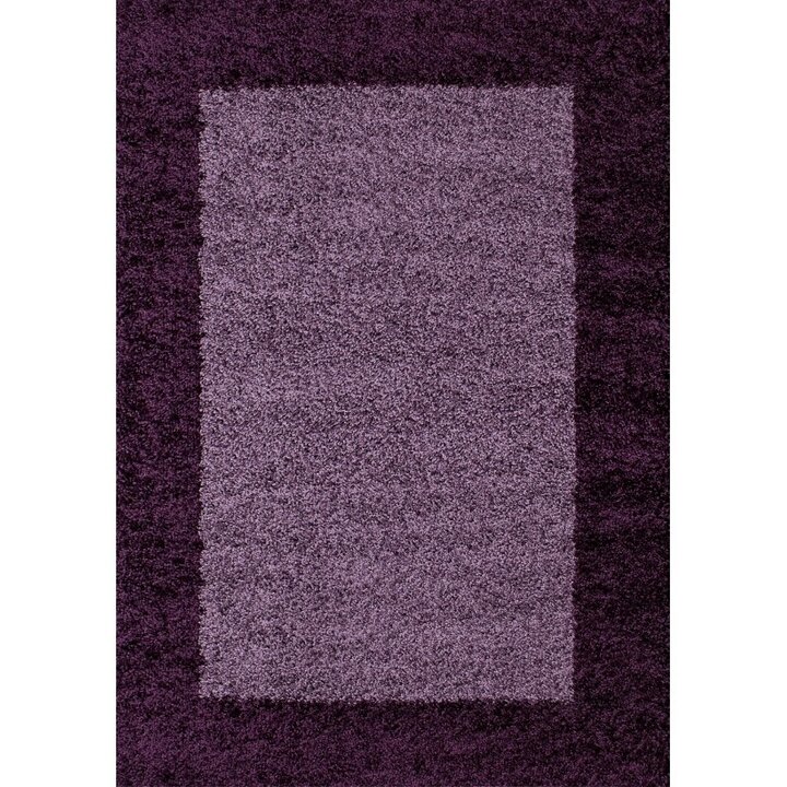 Hochflor Teppich - Edge Lila