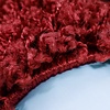 Hochflor Teppich Rund - Edge Rot - thumbnail 1