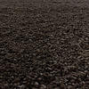 Hochflor Teppich Rund - Fuzzy Braun - thumbnail 1