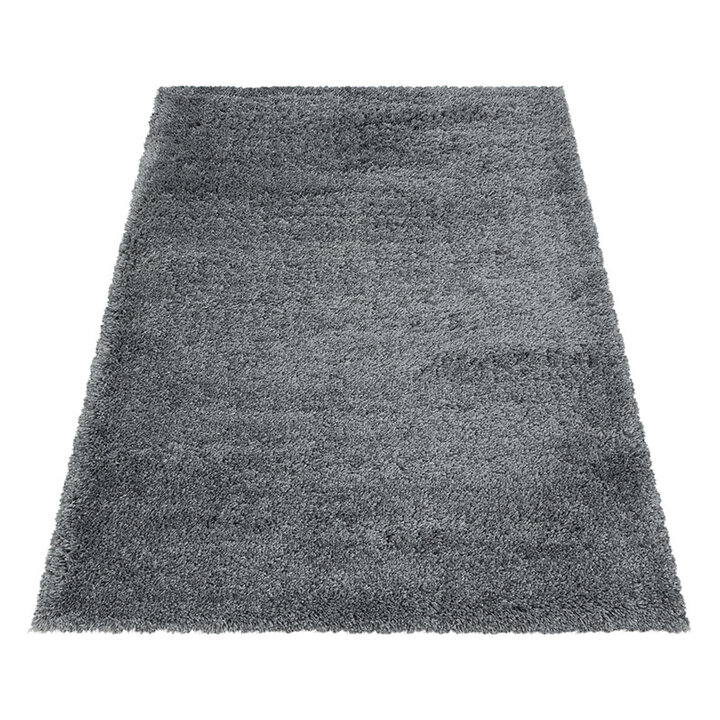 Hochflor Teppich - Fuzzy Grau