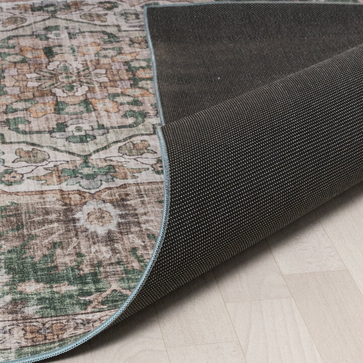 Orientteppich - Leyla Medaillon Grün