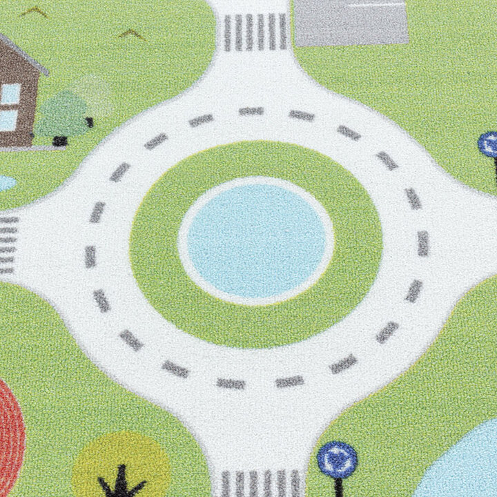 Spielteppich - Pleun Autobahn Grün