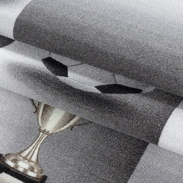 Fußballteppich - Pleun Champion Grau