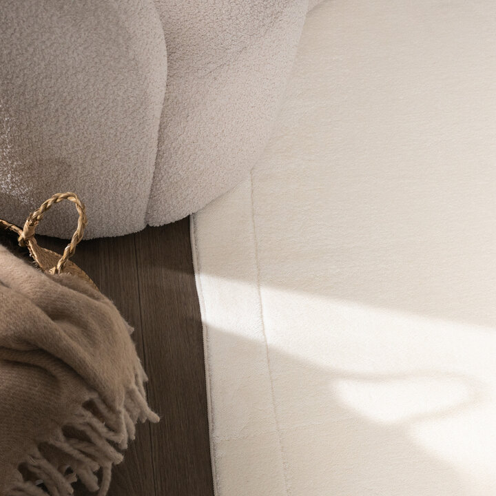 Teppich Organisch - Halo Pebble Creme