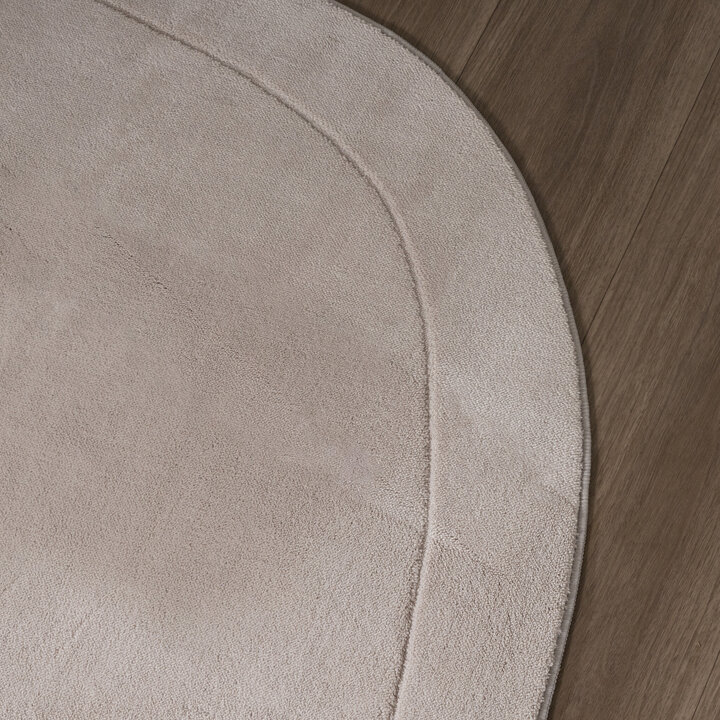 Teppich Organisch - Halo Pebble Grau