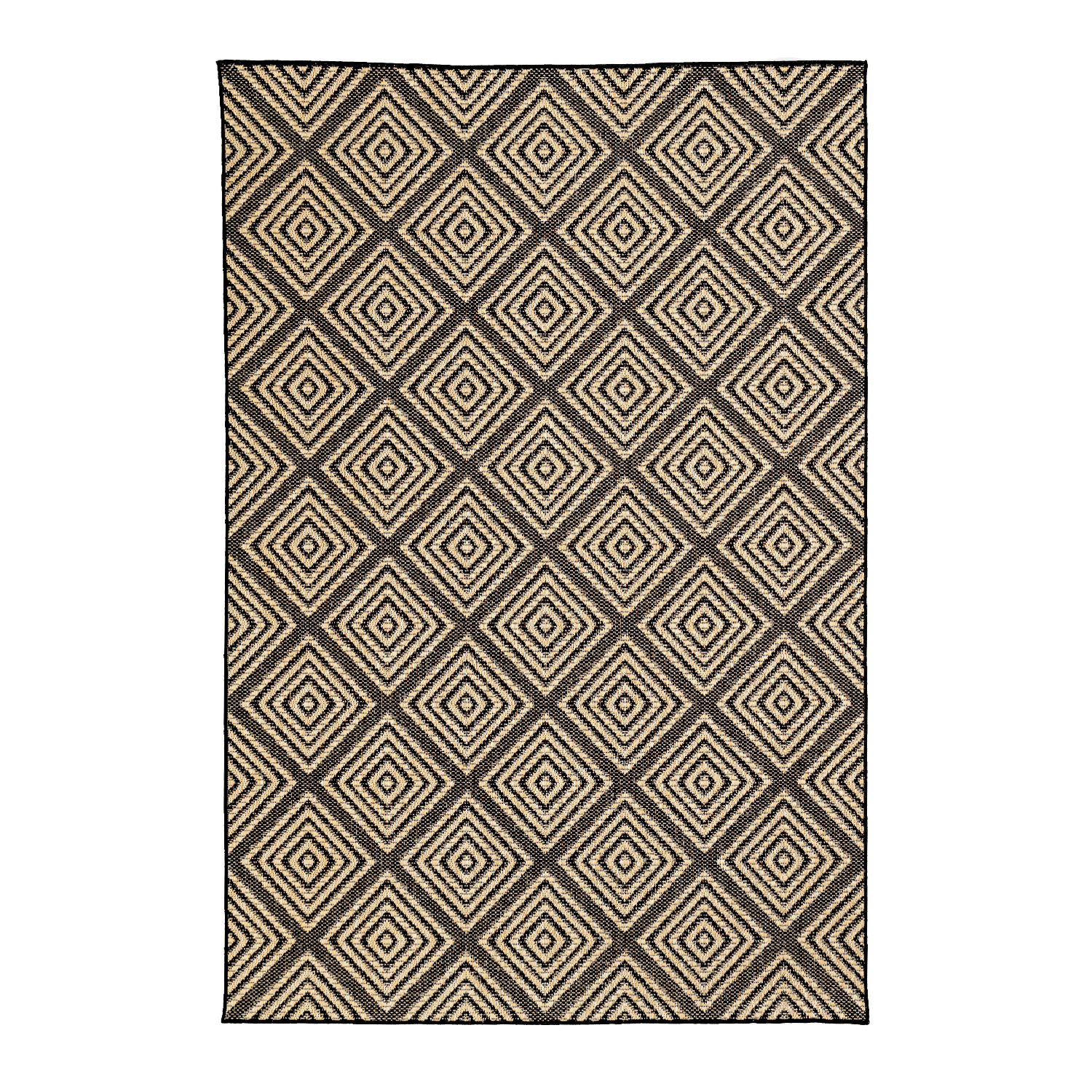 Gartenteppich - Brava Schwarz - sfeer