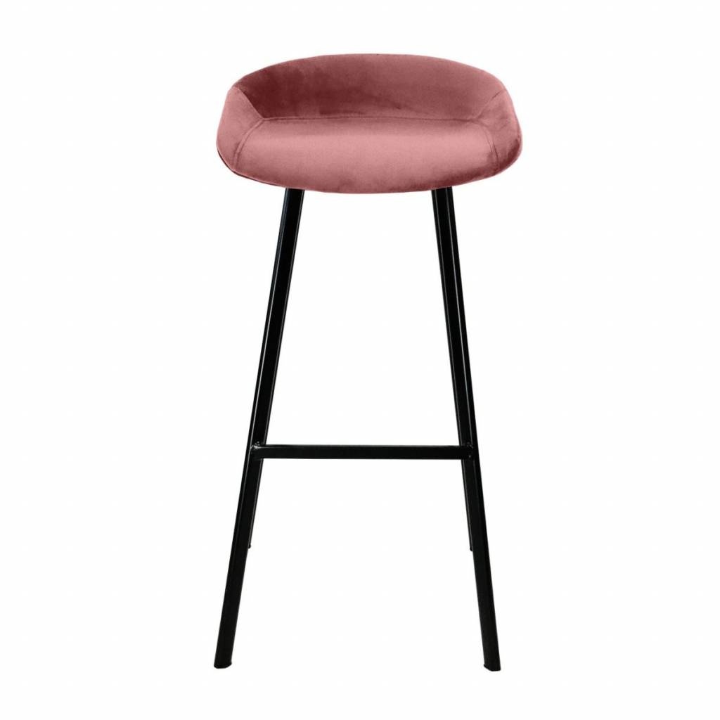 Barhocker Samt - Rosa - sfeer