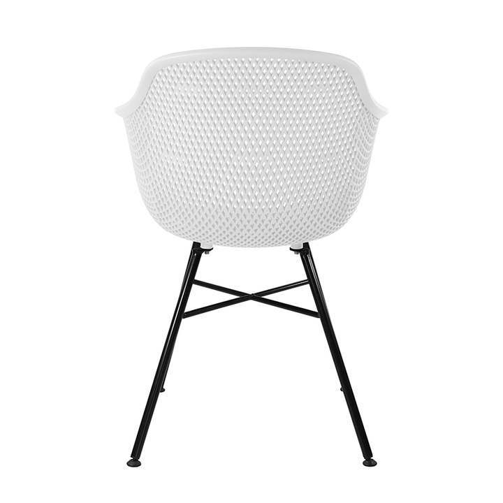 Gartenstuhl - Indy Schwarz/Weiß