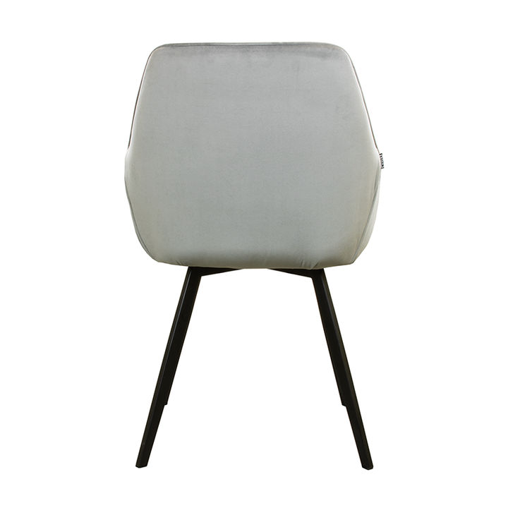 Samtstuhl - Karl Grau