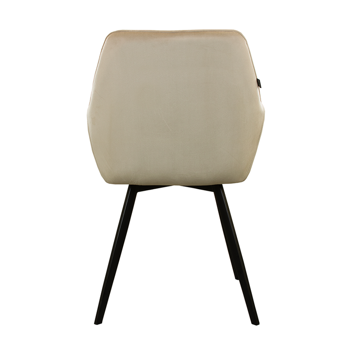 Samtstuhl - Karl Creme