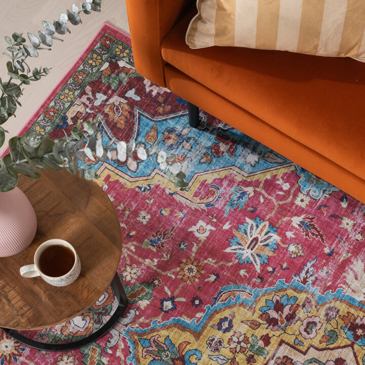 Orientteppich - Leyla Medaillon Bunt