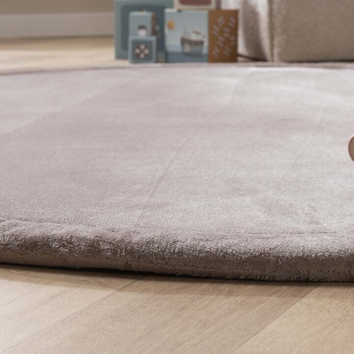 Spielmatte Rund - Jip Taupe
