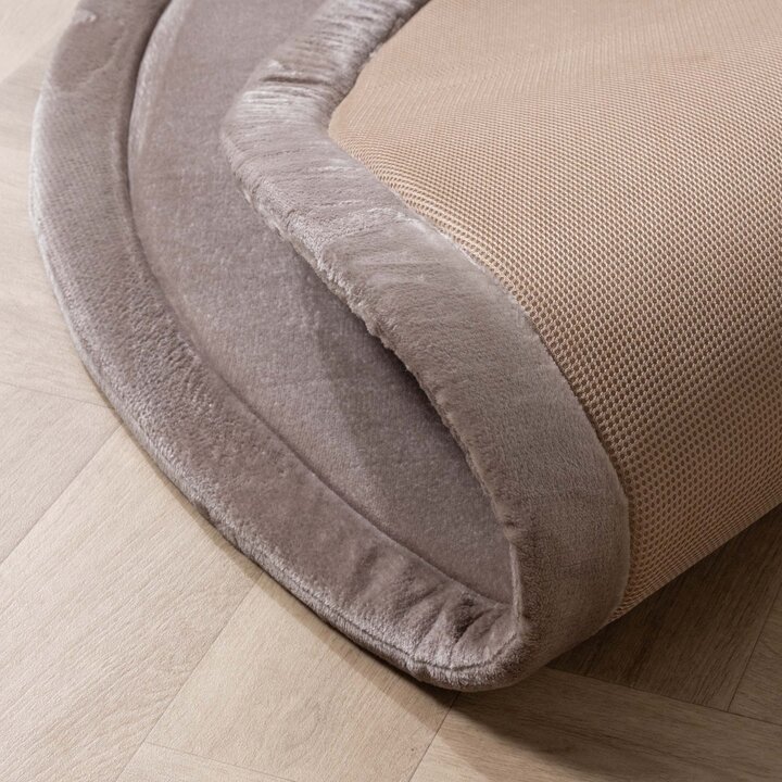 Spielmatte Rund - Jip Taupe