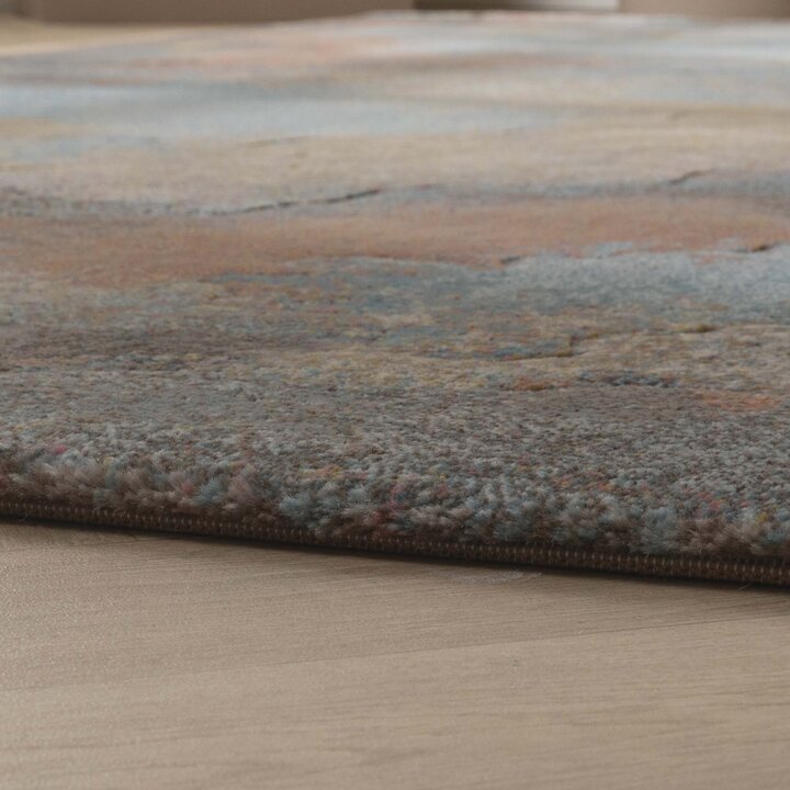 Industrielle Teppiche - Raphael Blau Terrakotta