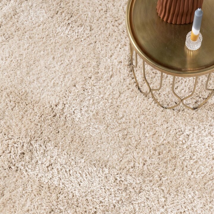 Shaggy Teppich Oval - Blaze Beige
