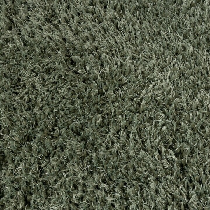 Shaggy Teppich Rund - Blaze Grün