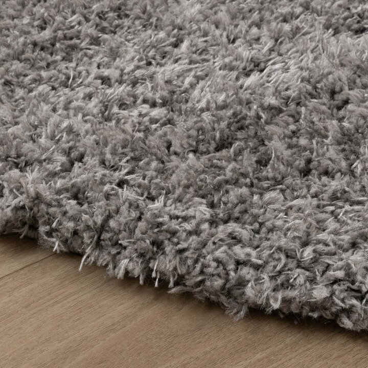 Shaggy Teppich Oval - Blaze Grau