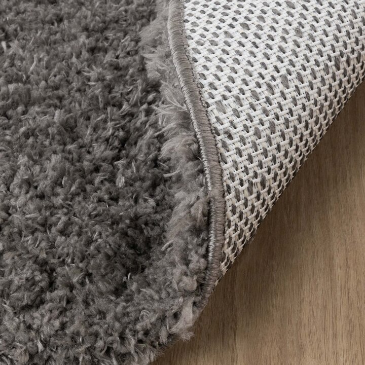 Shaggy Teppich Oval - Blaze Grau