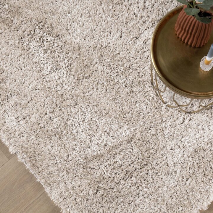 Shaggy Teppich - Blaze Beige Grau