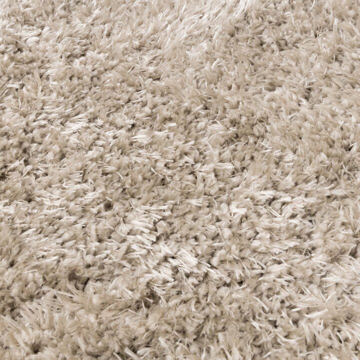 Shaggy Teppich Oval - Blaze Beige Grau