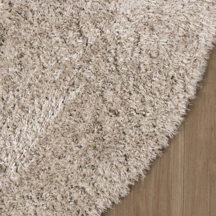 Shaggy Teppich Oval - Blaze Beige Grau