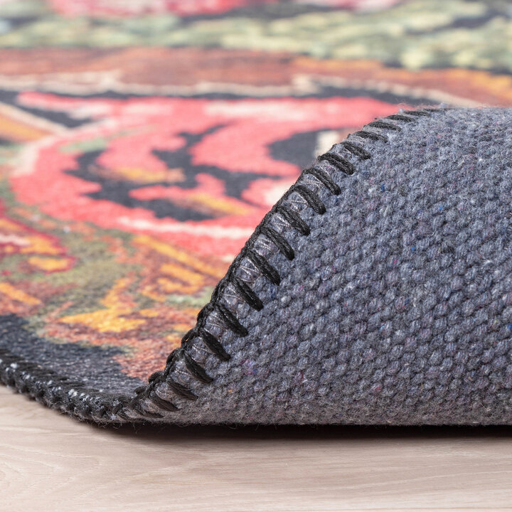 Blumen Teppich - Estate Rosen Kelim Gold