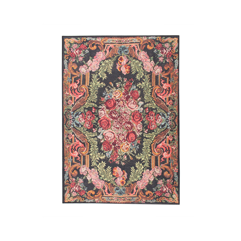 Blumen Teppich - Estate Rosen Kelim Gold - sfeer