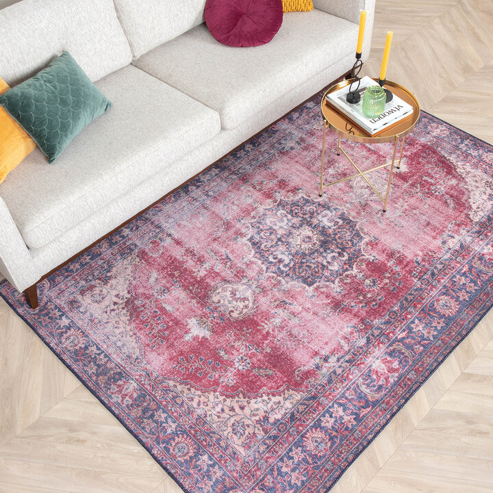 Teppich Vintage - Estate Medaillon Bordeaux Rot