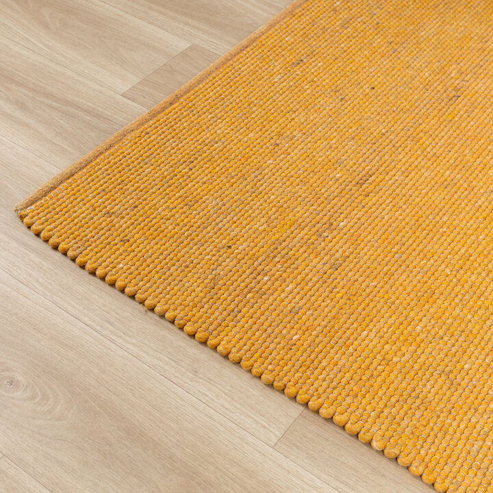 Wollteppich - Wise Gelb Orange 378