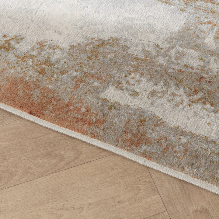 Designer Teppich - Marnix Grunge Creme Terrakotta